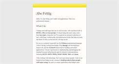 Desktop Screenshot of fettig.net